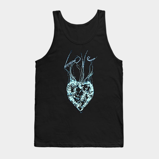 Love water heart Tank Top by Interium